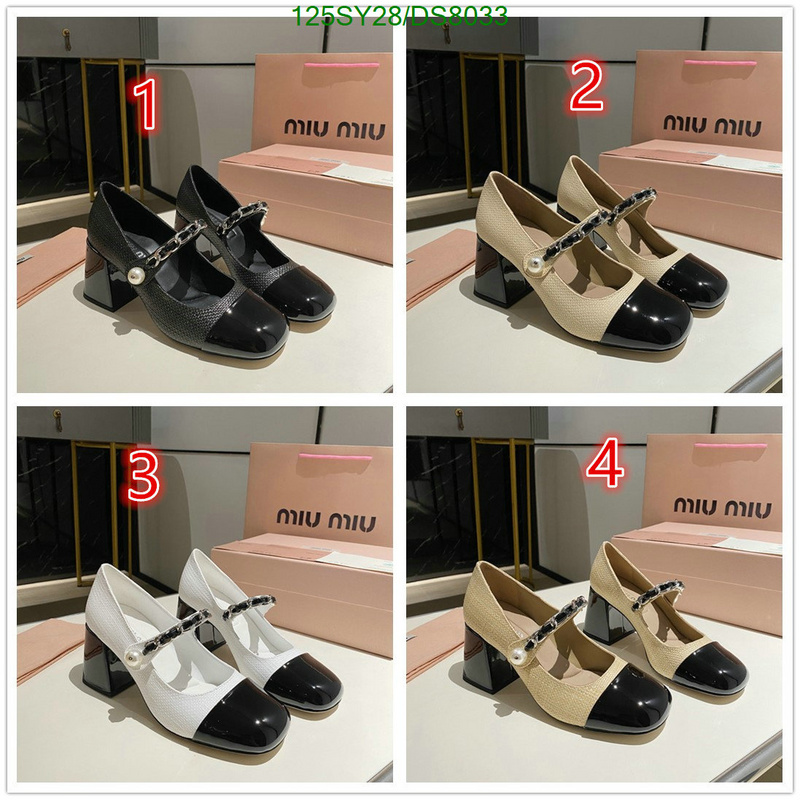 Miu Miu-Women Shoes Code: DS8033 $: 125USD