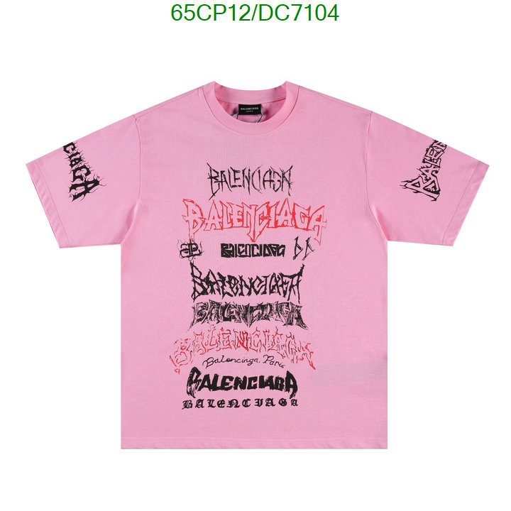 Balenciaga-Clothing Code: DC7104 $: 65USD