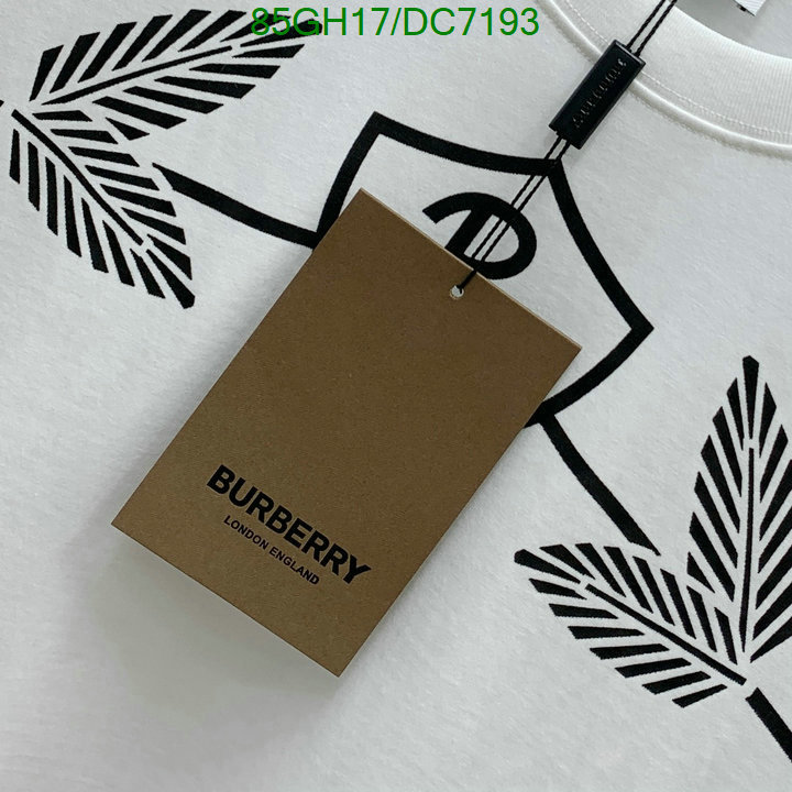 Burberry-Clothing Code: DC7193 $: 85USD