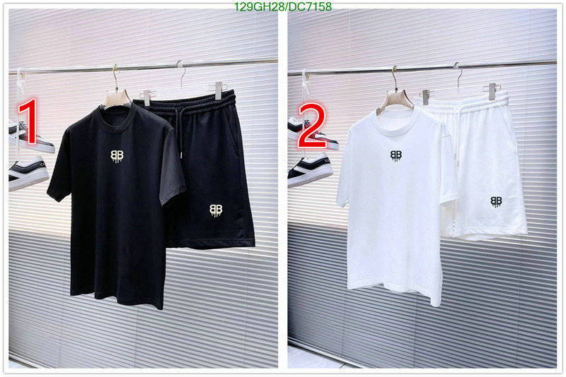 Balenciaga-Clothing Code: DC7158 $: 129USD