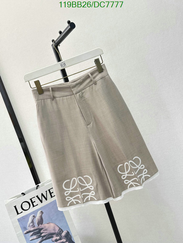 Loewe-Clothing Code: DC7777 $: 119USD