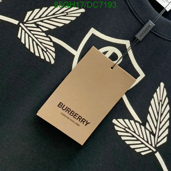 Burberry-Clothing Code: DC7193 $: 85USD