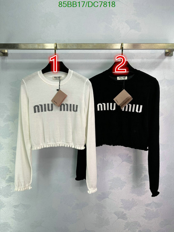 MIUMIU-Clothing Code: DC7818 $: 85USD