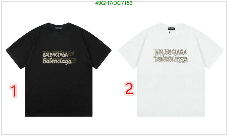 Balenciaga-Clothing Code: DC7153 $: 49USD