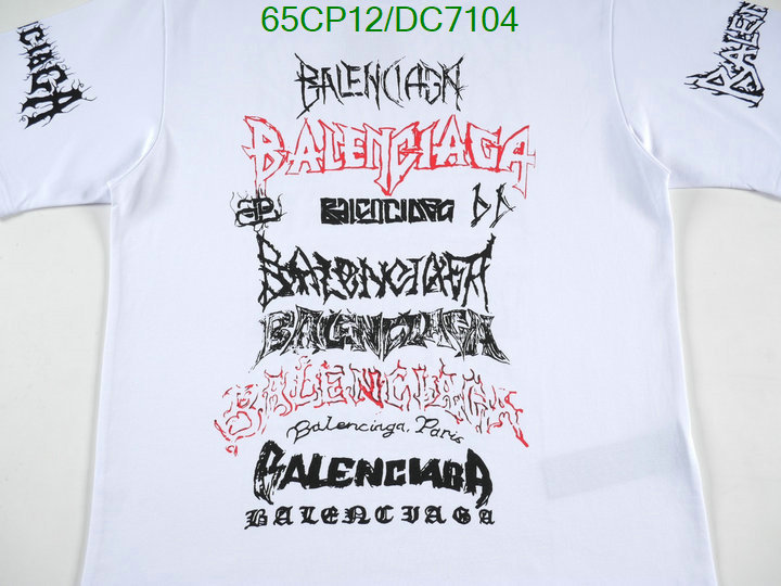 Balenciaga-Clothing Code: DC7104 $: 65USD