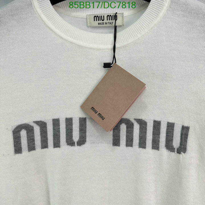 MIUMIU-Clothing Code: DC7818 $: 85USD