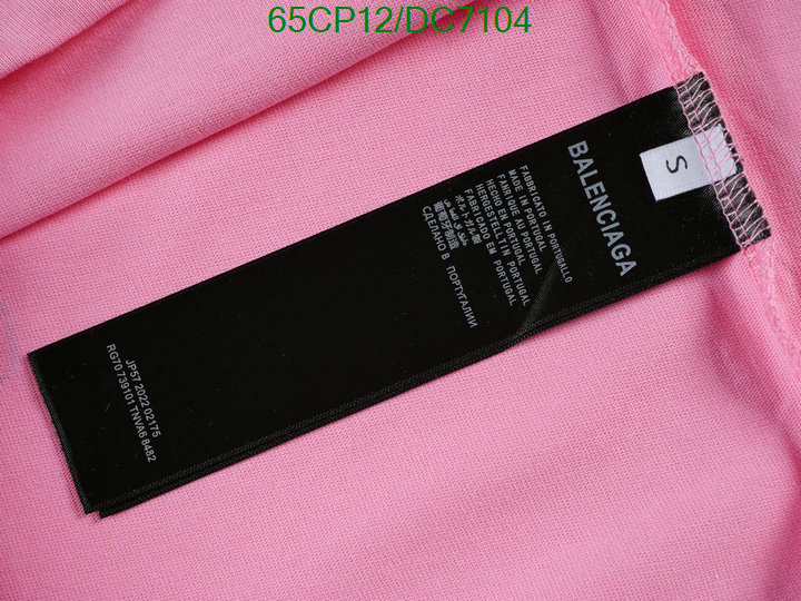 Balenciaga-Clothing Code: DC7104 $: 65USD