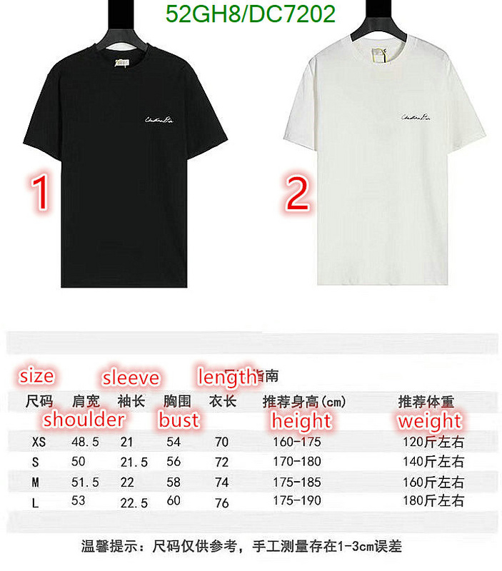 Dior-Clothing Code: DC7202 $: 52USD