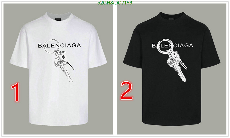 Balenciaga-Clothing Code: DC7156 $: 52USD