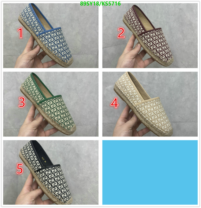 Gucci-Women Shoes Code: KS5716 $: 89USD