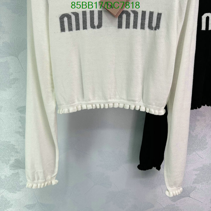 MIUMIU-Clothing Code: DC7818 $: 85USD