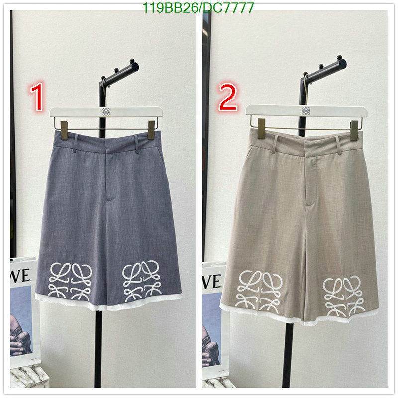 Loewe-Clothing Code: DC7777 $: 119USD