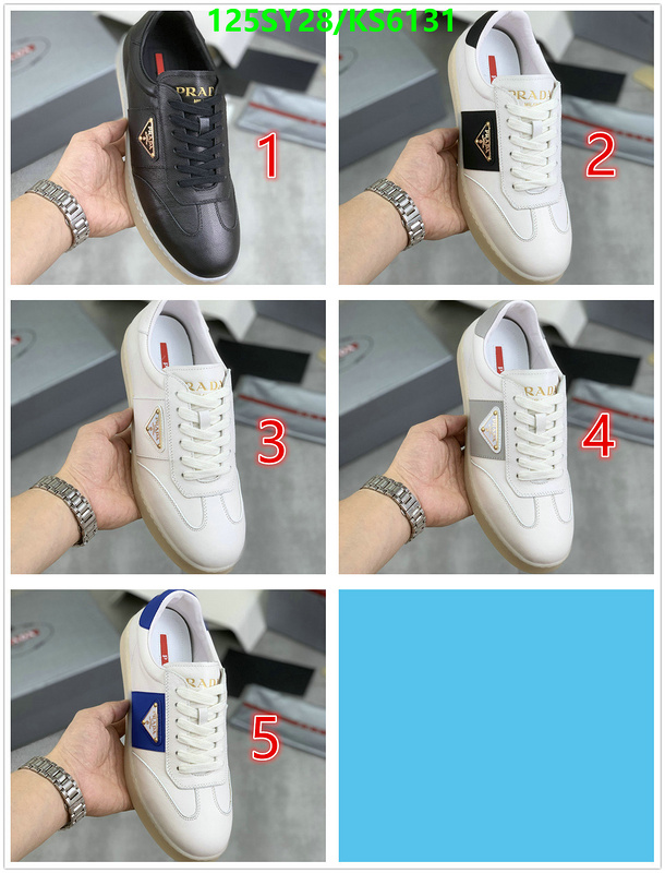 Prada-Men shoes Code: KS6131 $: 125USD