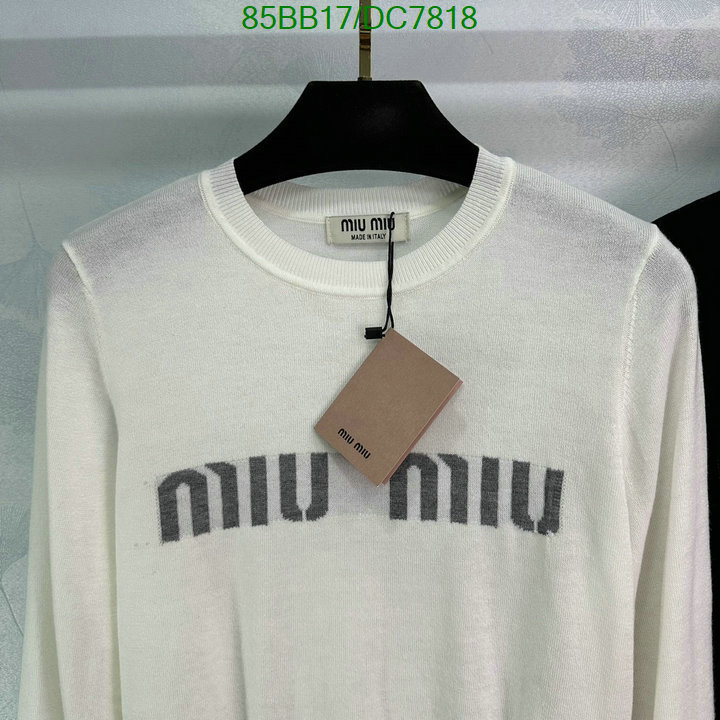 MIUMIU-Clothing Code: DC7818 $: 85USD