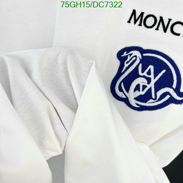 Moncler-Clothing Code: DC7322 $: 75USD