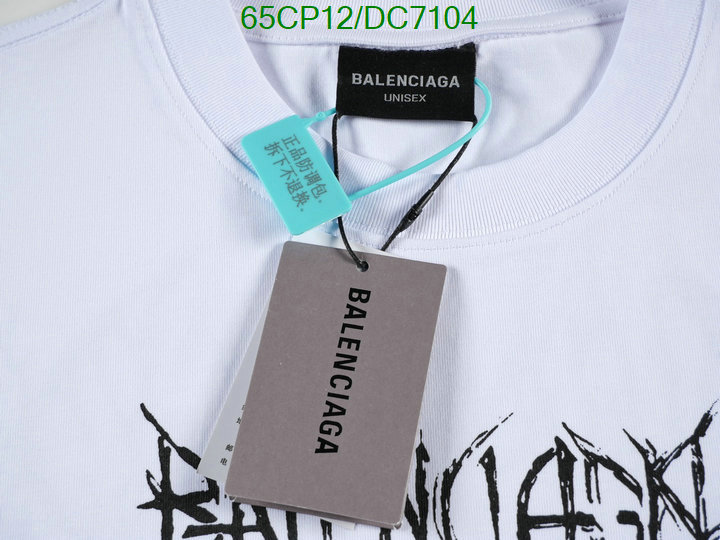 Balenciaga-Clothing Code: DC7104 $: 65USD