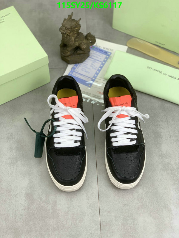 Off-White-Men shoes Code: KS6117 $: 115USD