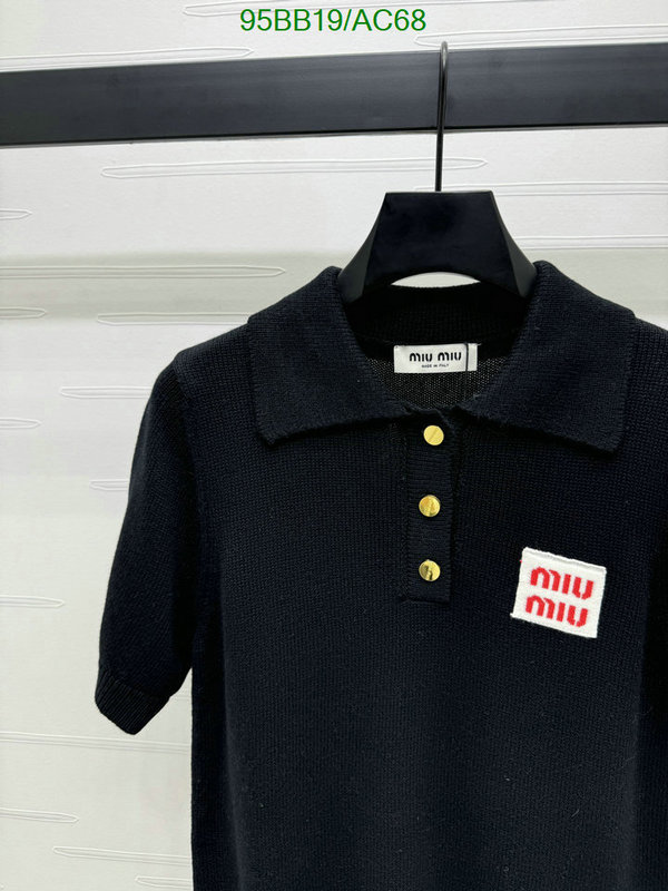 MIUMIU-Clothing Code: AC68 $: 95USD