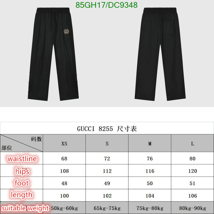 Gucci-Clothing Code: DC9348 $: 85USD