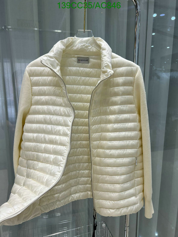 Moncler-Down jacket Women Code: AC846 $: 139USD