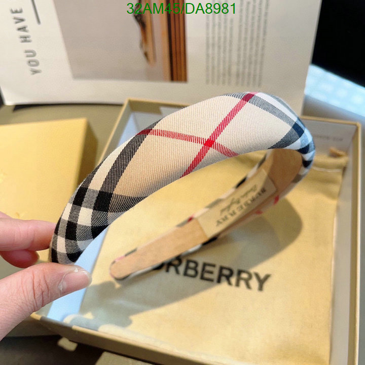 Burberry-Headband Code: DA8981 $: 32USD