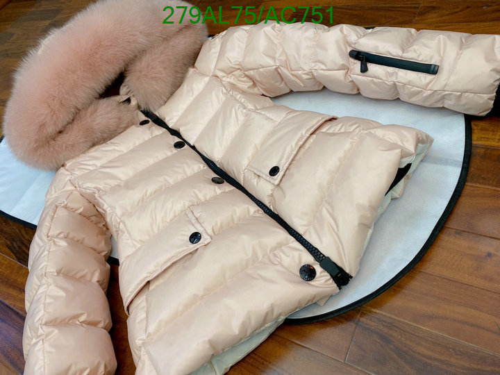 Moncler-Down jacket Women Code: AC751 $: 279USD