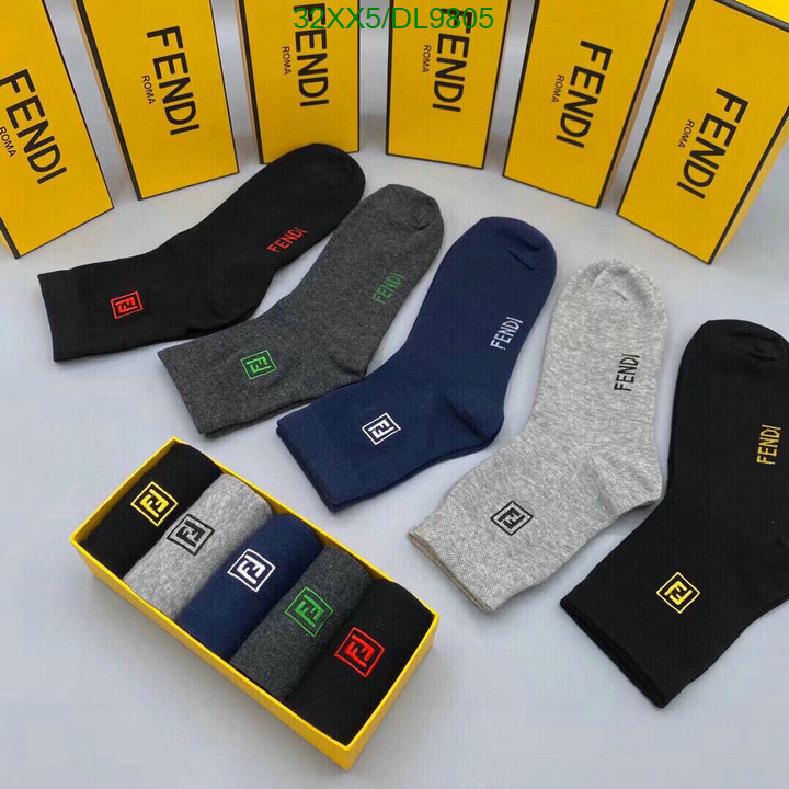 Fendi-Sock Code: DL9805 $: 32USD