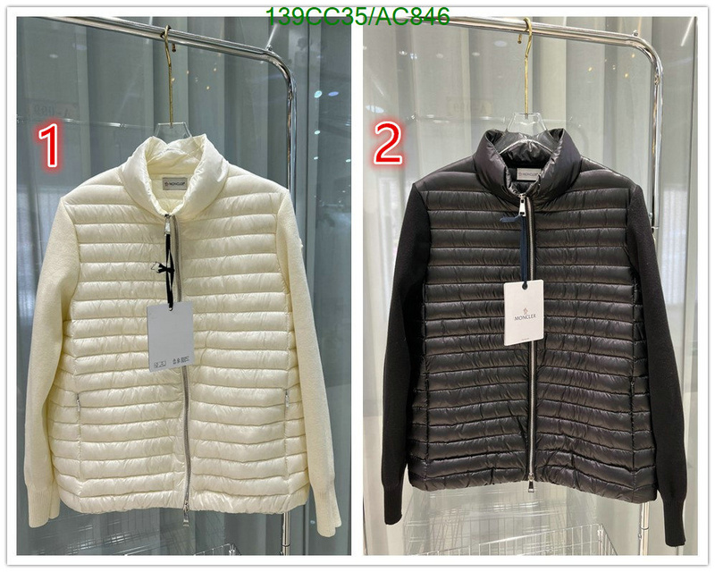 Moncler-Down jacket Women Code: AC846 $: 139USD