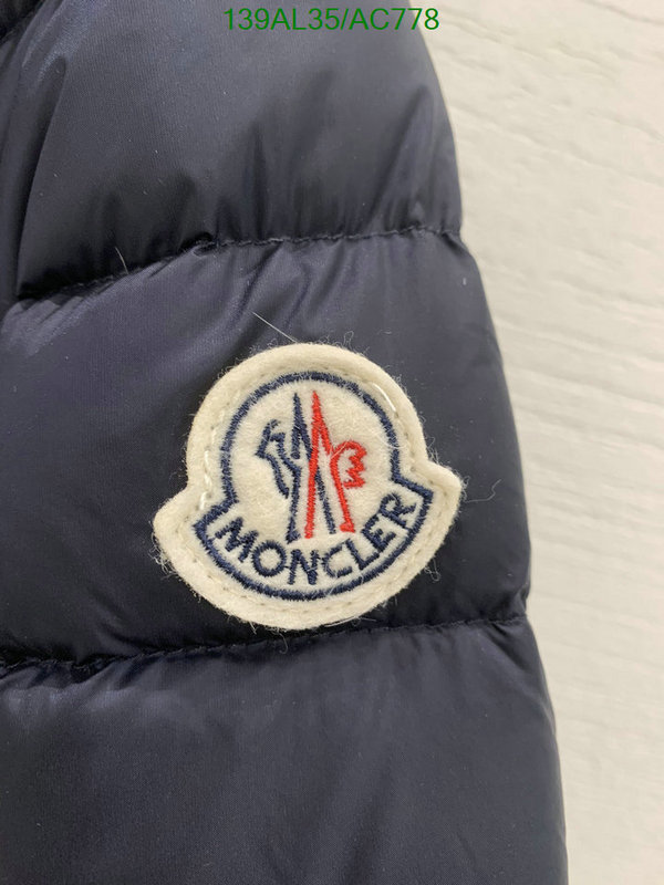 Moncler-Down jacket Women Code: AC778 $: 139USD