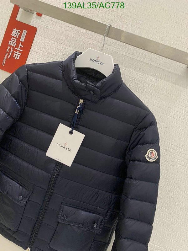 Moncler-Down jacket Women Code: AC778 $: 139USD