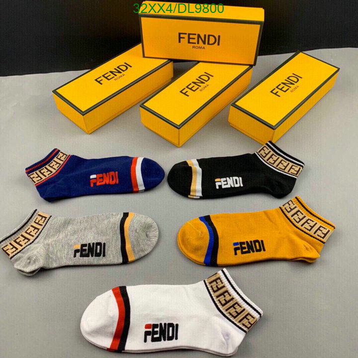 Fendi-Sock Code: DL9800 $: 32USD