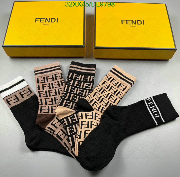 Fendi-Sock Code: DL9798 $: 32USD