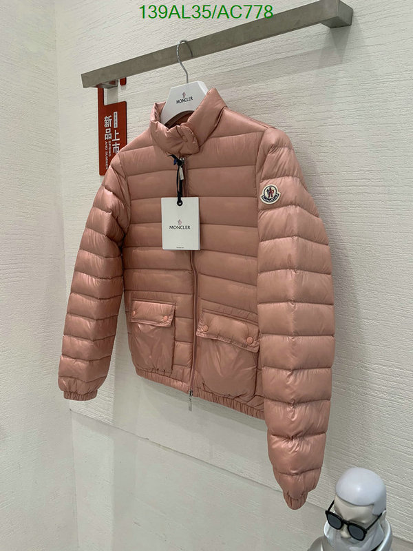 Moncler-Down jacket Women Code: AC778 $: 139USD