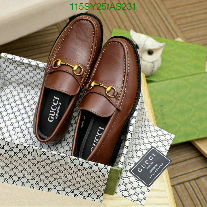 Gucci-Men shoes Code: AS231 $: 115USD