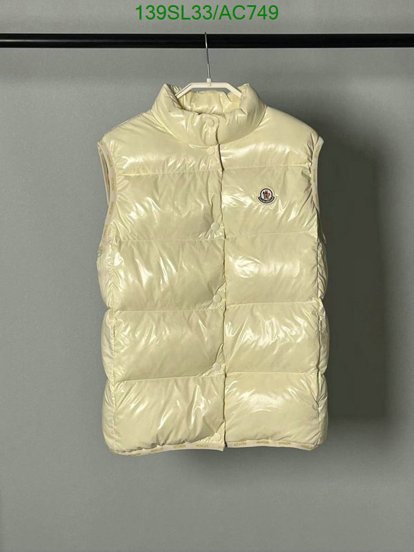 Moncler-Down jacket Women Code: AC749 $: 139USD