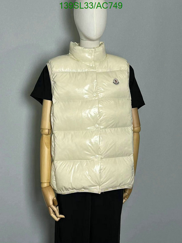 Moncler-Down jacket Women Code: AC749 $: 139USD