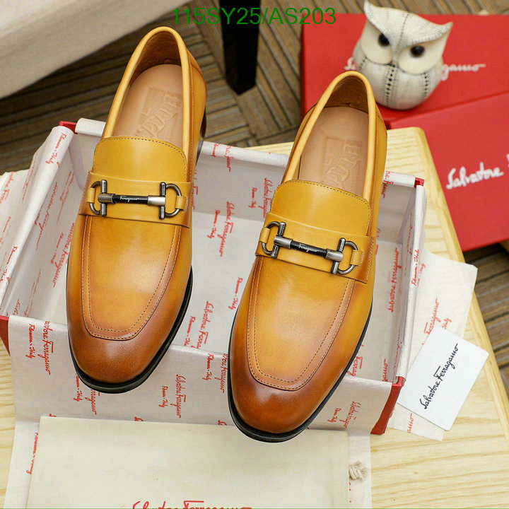 Ferragamo-Men shoes Code: AS203 $: 115USD