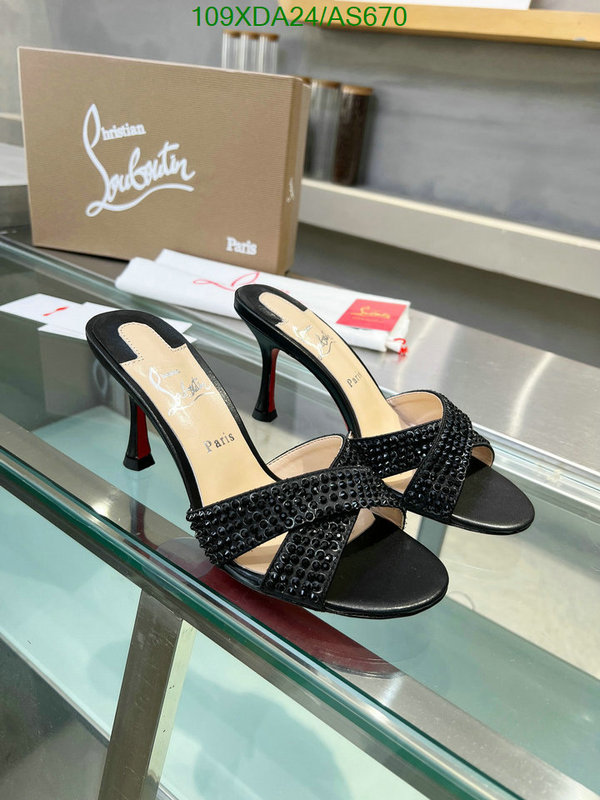 Christian Louboutin-Women Shoes Code: AS670 $: 109USD