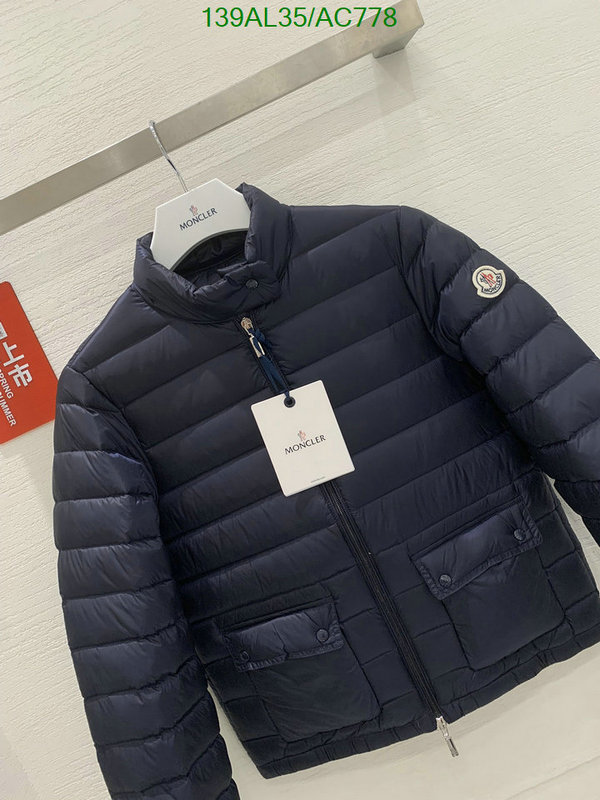 Moncler-Down jacket Women Code: AC778 $: 139USD