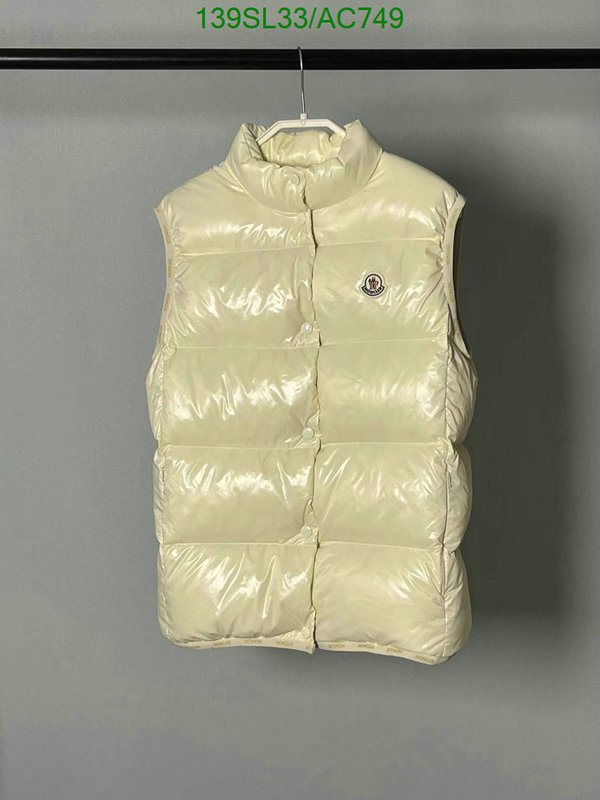 Moncler-Down jacket Women Code: AC749 $: 139USD