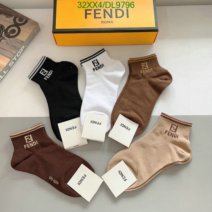 Fendi-Sock Code: DL9796 $: 32USD