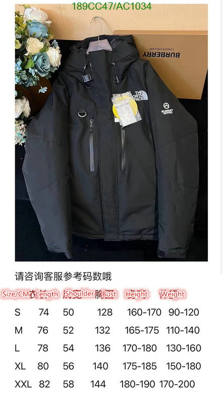 The North Face-Down jacket Men Code: AC1034 $: 189USD