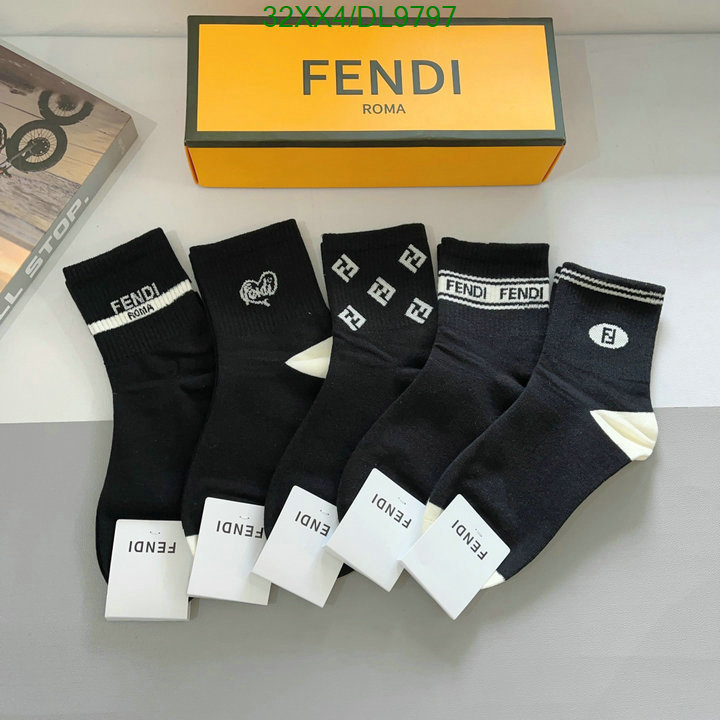 Fendi-Sock Code: DL9797 $: 32USD