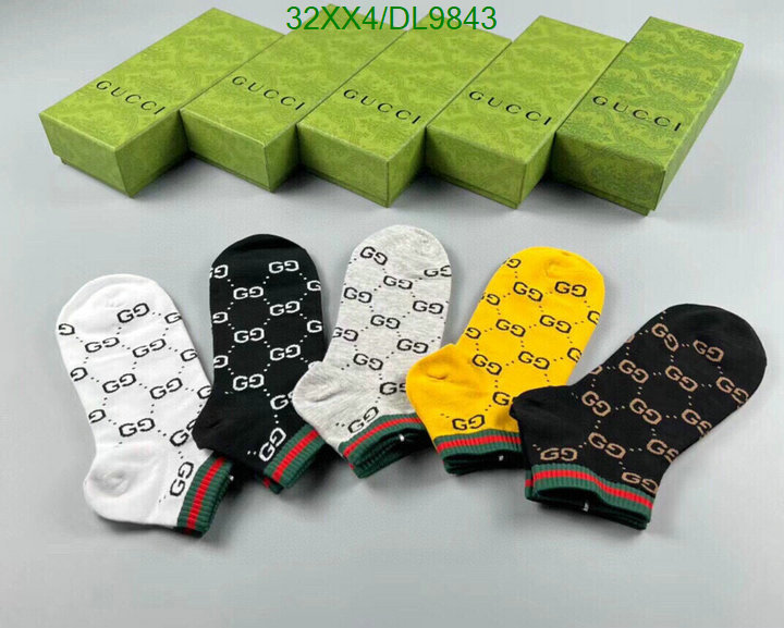 Gucci-Sock Code: DL9843 $: 32USD