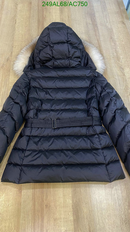 Moncler-Down jacket Women Code: AC750 $: 249USD