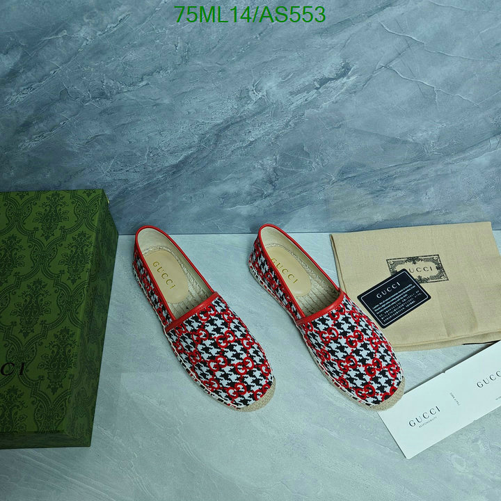 Gucci-Women Shoes Code: AS553 $: 75USD