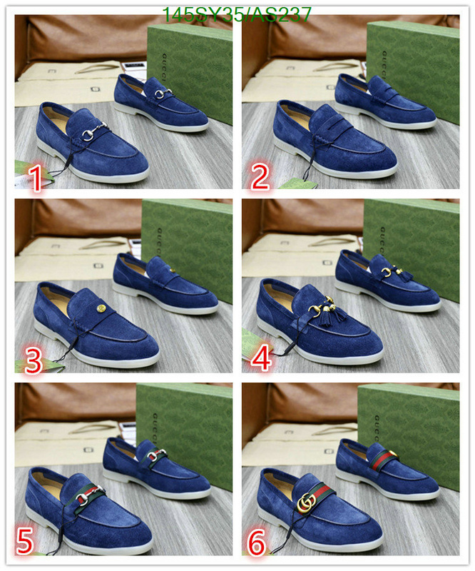 Gucci-Men shoes Code: AS237 $: 145USD