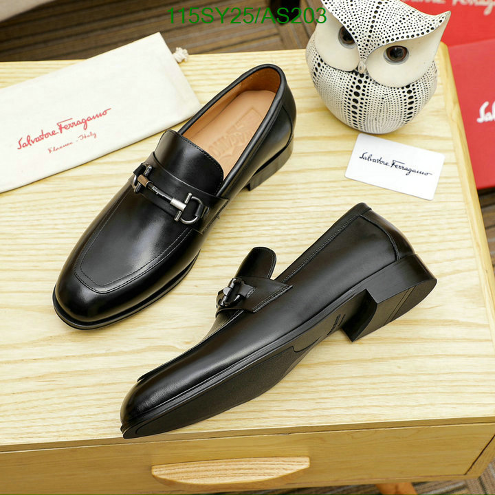 Ferragamo-Men shoes Code: AS203 $: 115USD