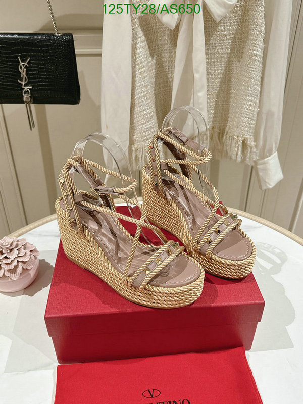 Valentino-Women Shoes Code: AS650 $: 125USD