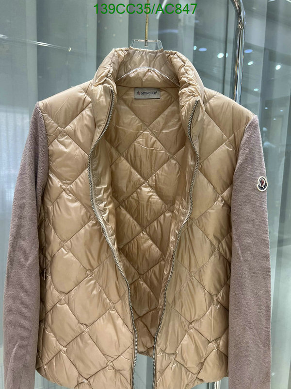 Moncler-Down jacket Women Code: AC847 $: 139USD